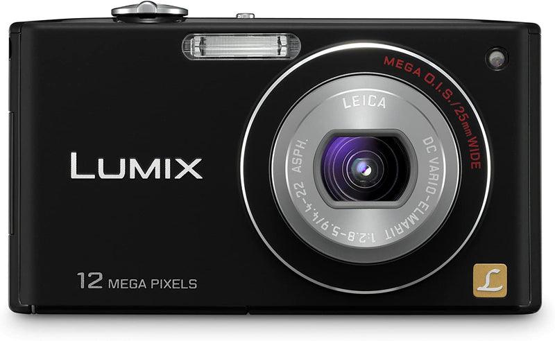 Panasonic Lumix DMC-FX48 12MP Digital Camera with 5x MEGA Optical Image Stabilized Zoom and 2.5 inch LCD (Black)-Camera Wholesalers
