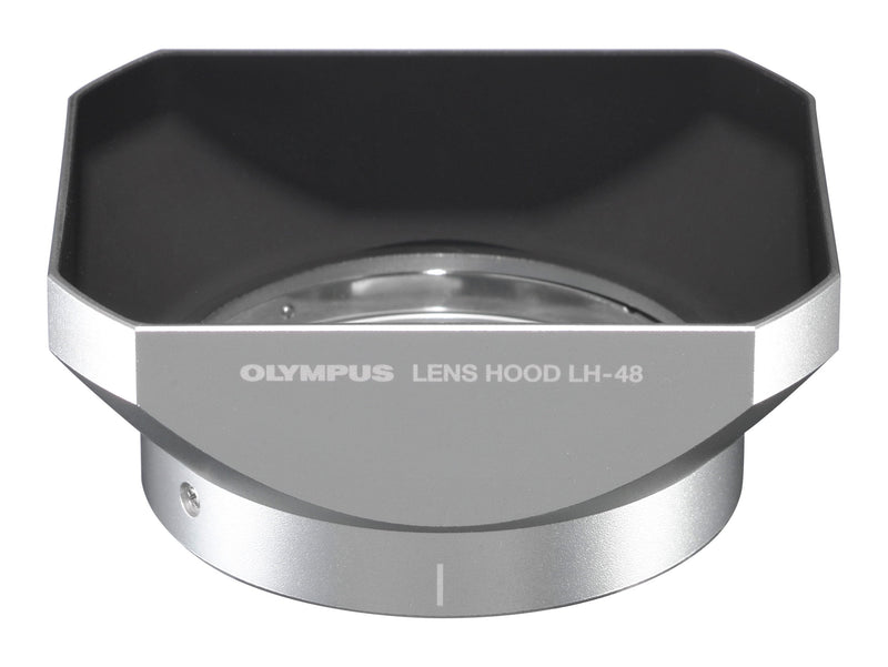 Olympus Metal Hood LH-48 for M.ZUIKO Digital ED 12mm Lens - Silver