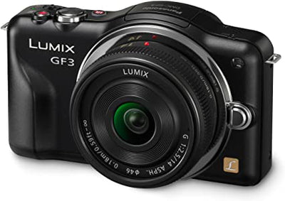 Panasonic Lumix DMC-GF3 Digital Camera with 14mm Lens Kit (Black