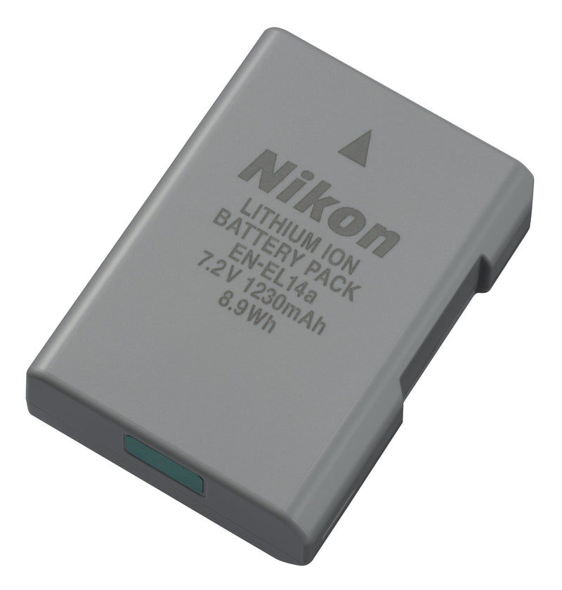 Nikon 27126 EN-EL 14A Rechargeable Li-Ion Battery (Grey)