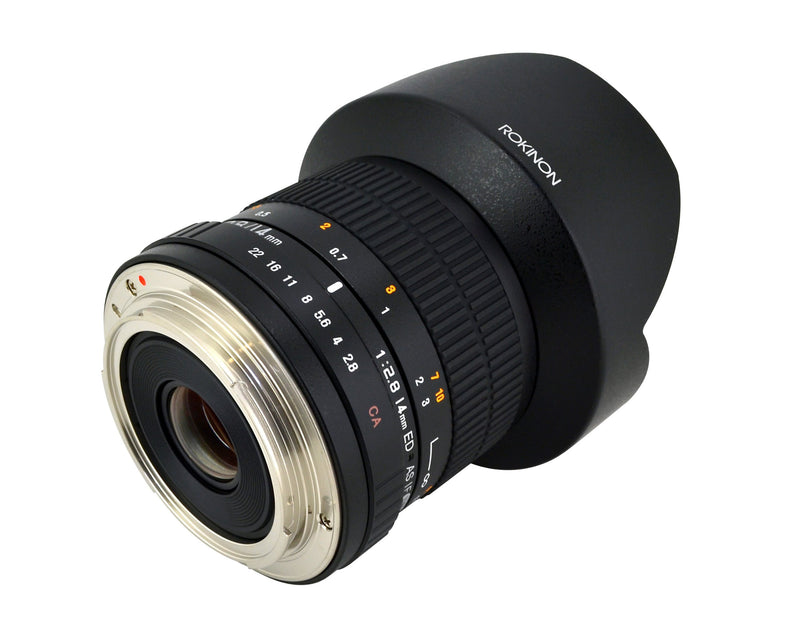 Rokinon FE14M-S 14mm F2.8 Ultra Wide Fixed Lens for Sony Alpha A Mount (Black)