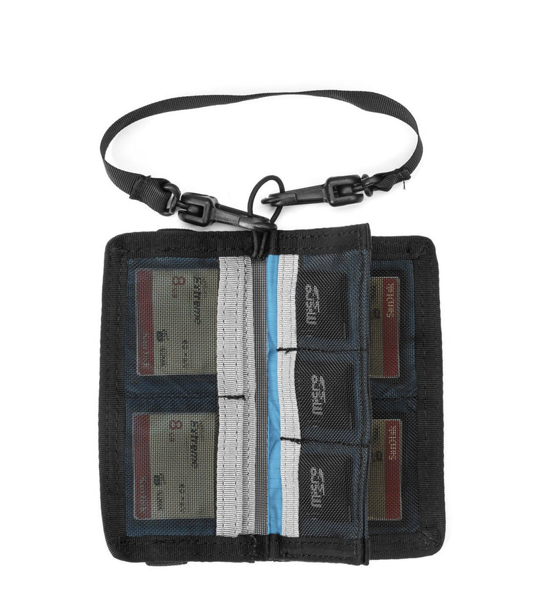 Tamrac Goblin Memory Card Wallet for 6 SD - 4 Compact Flash Cards (Ocean)