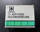 PhotoCO 1.7x Auto Focus Tele - Converter Lens for Nikon N/AF (ONLY for 35mm Film SLR Camera's Nikon Mount)