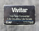 Vivitar 1.4x Tele - Converter C/AF for Canon AF (ONLY for 35mm Film SLR Camera's Canon Mount)