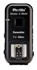Phottix Strato II Wireless Flash Trigger Multi 5-in-1 Set for Nikon - Transmitter and Receiver (PH15653)
