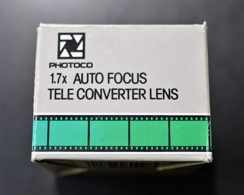 PhotoCO 1.7x Auto Focus Tele - Converter Lens for Canon EOS (ONLY for 35mm Film SLR Camera's Canon Mount)