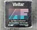 Vivitar 2x Tele - Converter C/AF for Canon AF (ONLY for 35mm Film SLR Camera's Canon Mount)