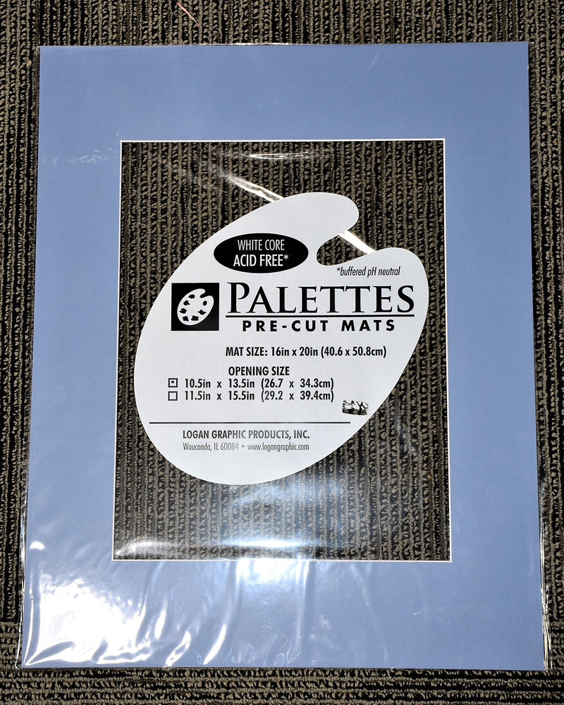 Logan Graphic Palettes Pre-Cut Mats 16x20 in (Wedgewood Blue)