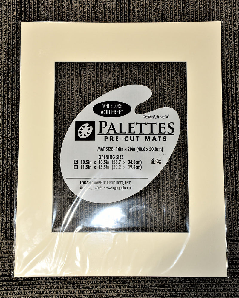 Logan Graphic Palettes Pre-Cut Mats 16x20 in (Creme)