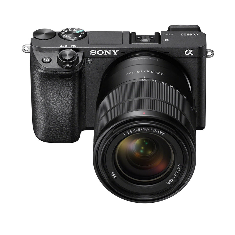 Sony a6300 Mirrorless Digital Camera with 18-135mm Lens Premium Kit (Black)