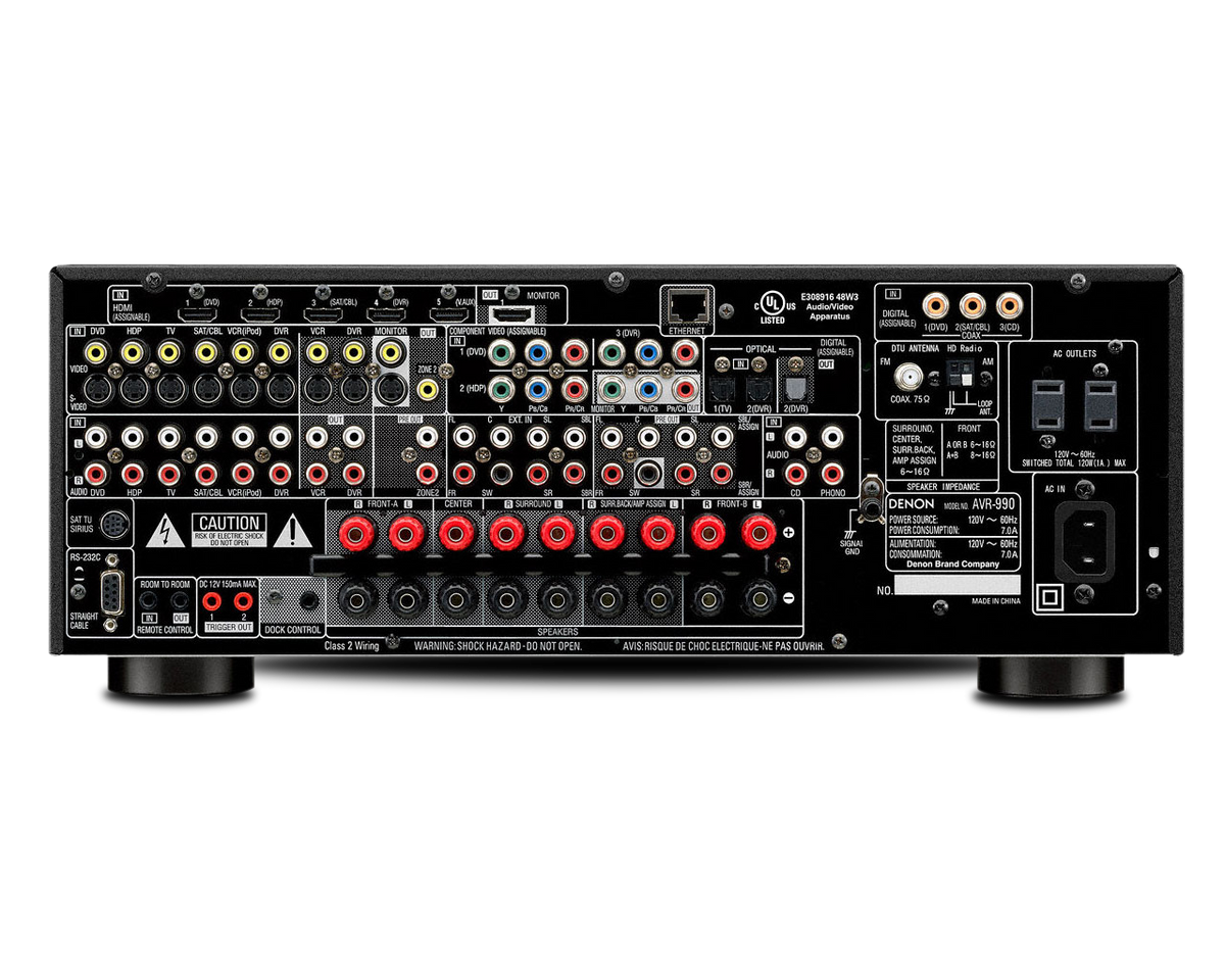 Denon AVR-990P 7.1-Channel A/V Surround Receiver | Camera Wholesalers