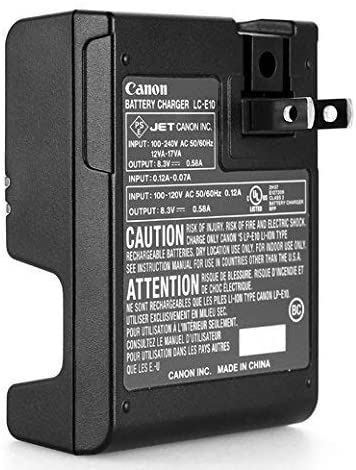 Canon LC-E10 Battery Charger for EOS Rebel T7, T6, T5, and more