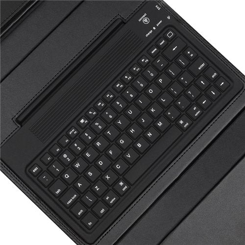 Camson Wireless Bluetooth Keyboard Leather Case and Stand for iPad 3, iPad 2 and New iPad