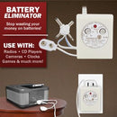 Franzus Travel Smart Battery Eliminator 120/240 Dual Voltage - 6 Output Voltage Settings
