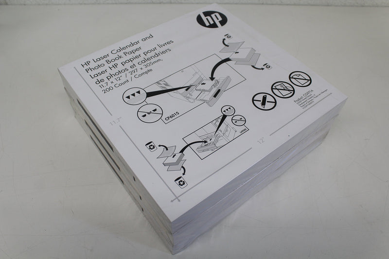 HP CG971A Laser Premium Greeting Card Paper  11.7" x 12" Inch 200 Sheets