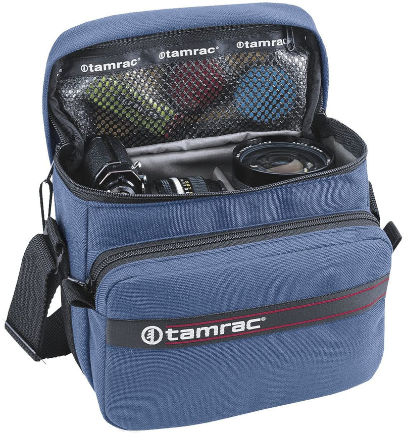 Tamrac 601 Expo 1 Camera Bag for SLR Camera with 2 Lenses and Accessories (Navy) - Used