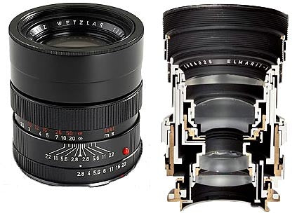Leica 90mm f/2.8 ELMARIT-R Leitz Wetzlar Lens - Used