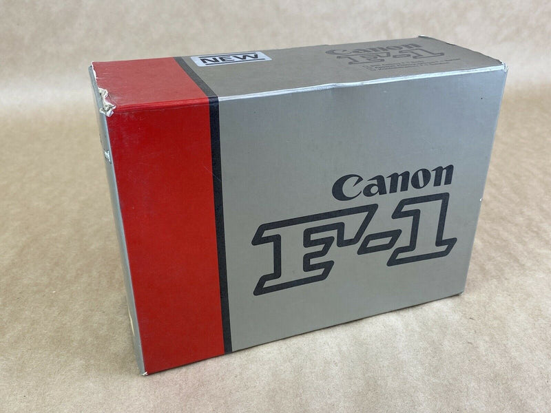 Canon F-1 SLR 35mm Film Camera Body Black - Open Box Excelent