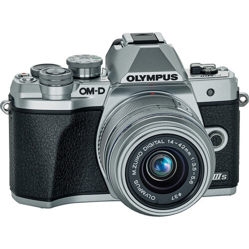 Olympus OM-D E-M10 Mark III Camera Body (Black), Wi-Fi Enabled, 4K Video