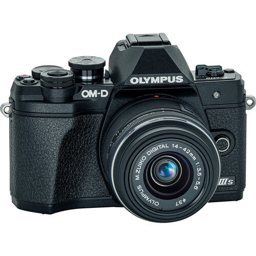 Olympus OM-D E-M10 Mark III Camera Body (Black), Wi-Fi Enabled, 4K