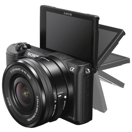 Sony Alpha a5100 Mirrorless Digital Camera with 16-50mm Lens (Black)