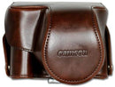 Camson Leather Case for Canon PowerShot SX70, SX60, SX50, SX40 (Brown)