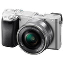 Sony a6300 Mirrorless Digital Camera with 16-50mm Lens (Silver)