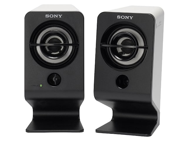 Sony SRS-A201 - 2 Watts Two Piece Active Desktop Portable Computer Speakers - Black/White
