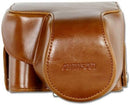 Camson Leather Case for Canon PowerShot SX70, SX60, SX50, SX40 (Coffee)