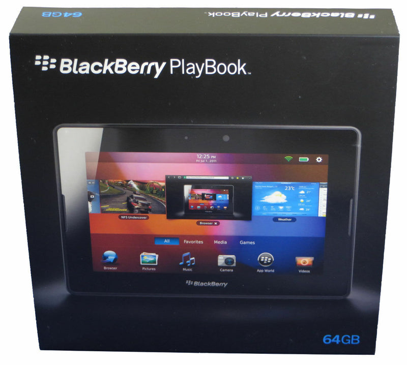 Blackberry Playbook 16GB 7" Multi-Touch Tablet Wi-Fi/Bluetooth 1 GHz Dual-Core Processor, Camera + Secondary Camera, Video, GPS - Black