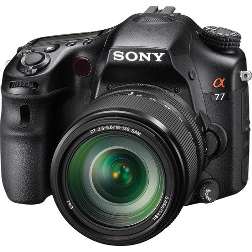 Sony SLT-A77 DSLR Alpha Digital Camera with 18-135mm Lens
