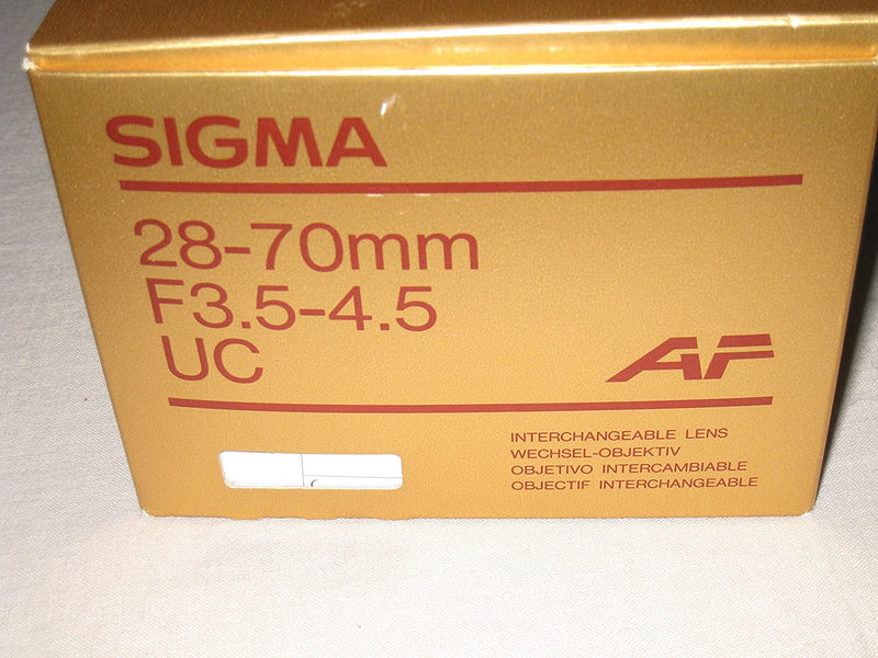 Sigma 28-70mm f/3.5-4.5 UC Zoom Lens for Pentax AF