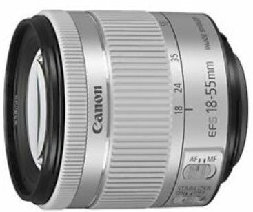 Canon EF-S 18-55mm f/4-5.6 IS STM Lens Silver (White Box) | Camera