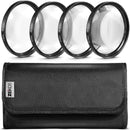 Zeikos 58mm Close-Up Filter Set (+1 +2 +4 +10 Macro)