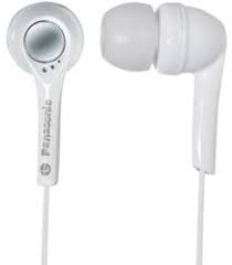 Panasonic RP-HJE50 Stereo Headphones Earbud (White)