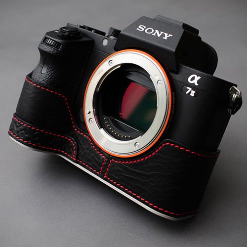 LIM'S Leather Case Black for Sony A7R II, A7II - LE-HCSA7IIBK - Used