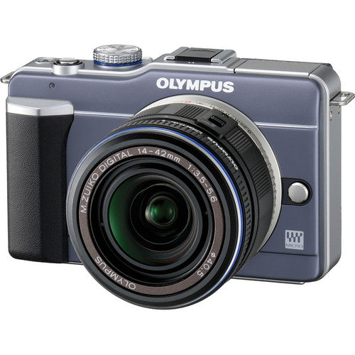 Olympus PEN E-PL1 Digital Camera with 14-42mm Lens (Blue)