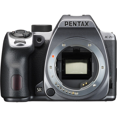 Pentax K-70 DSLR Camera (Body Only, Silver) Open Box