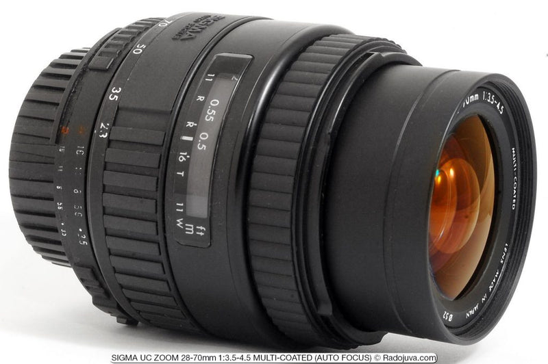 Sigma 28-70mm f/3.5-4.5 UC AF Zoom Lens for Pentax-K and Ricoh XR-P