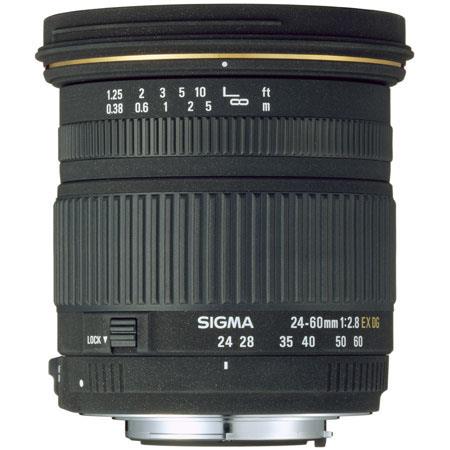 Sigma Wide Angle 24-60mm f/2.8 EX DG AF Lens for Canon EOS