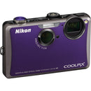 Nikon Coolpix S1100pj Digital Camera (Violet)