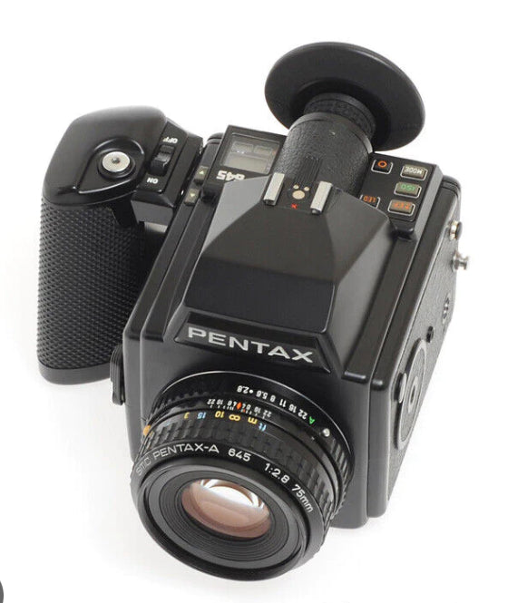 Pentax 645 Medium Format Camera w/ 75mm f2.8 Lens & 120 Back - Used