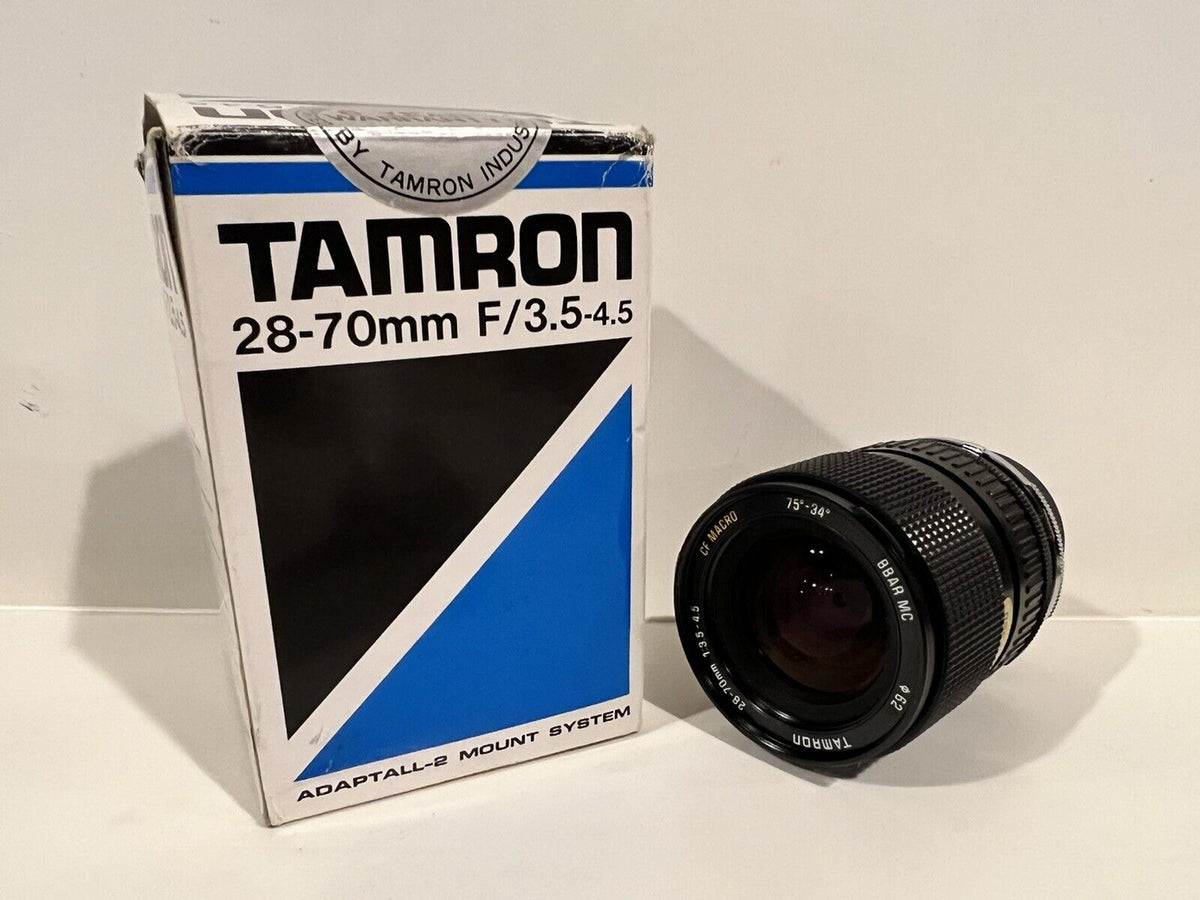 Canon AE-1 PROGRAM/TAMRON 28-70mm ジャンク品 Tamron 28-70mm f/3.5-4.5 CF Macro Adaptall 2 Nikon Mount - Used