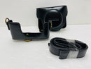 Camson Leather Case for Sony Cyber-Shot DSC-RX100's Series (Black)