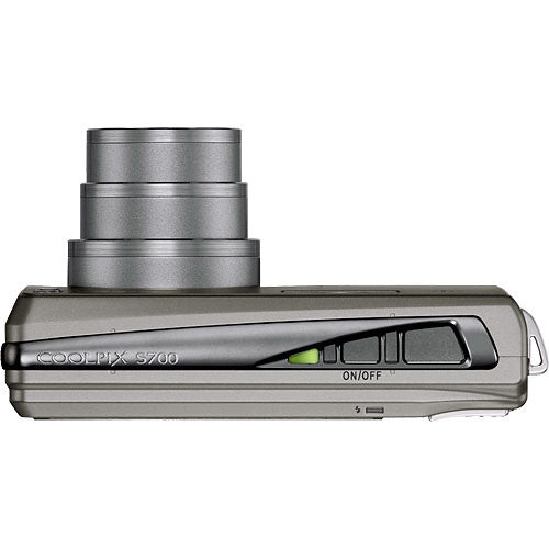 Nikon Coolpix S700 with 3 Optical Zoom Digital Camera (Silver)-Camera Wholesalers