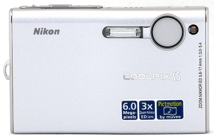 Nikon Coolpix S5 Digital Camera - White