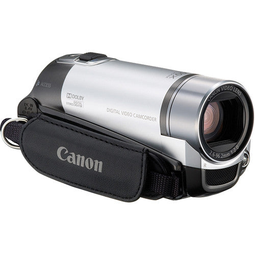 Canon FS200 Flash Memory Camcorder (Misty Silver)-Camera Wholesalers