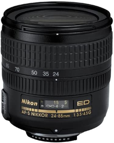 Nikon Zoom Wide Angle-Telephoto AF Zoom Nikkor 24-85mm f/3.5-4.5G AF-S Autofocus Lens - Used