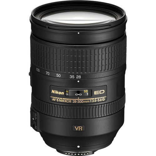 Nikon AF-S NIKKOR 28-300mm f/3.5-5.6G ED VR Lens - Used