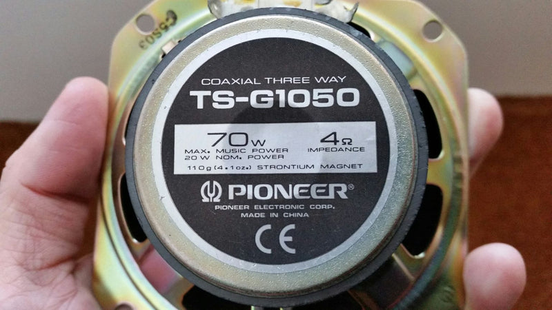 Pioneer TS-G1050 Flash Mount 70 Watts Car Stereo Speaker 10cm Coaxial Three Way 4" inch-Camera Wholesalers